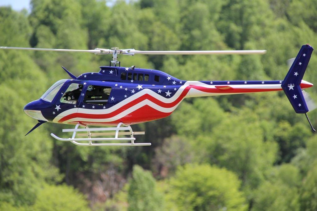 Roban B206 Stars and Stripes 700 Size Helicopter Scale Conversion - KIT